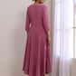 trueBrowns Onion Pink Dobby Anarkali Pant Set | Swadesiicart