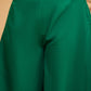 InWeave Women's Forest Green Short Kurta Palazzo Set - Swadesiicart