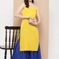 Ahalyaa Women Printed Regular Gotta Patti Pure Cotton Kurta with Sharara | Swadesiicart