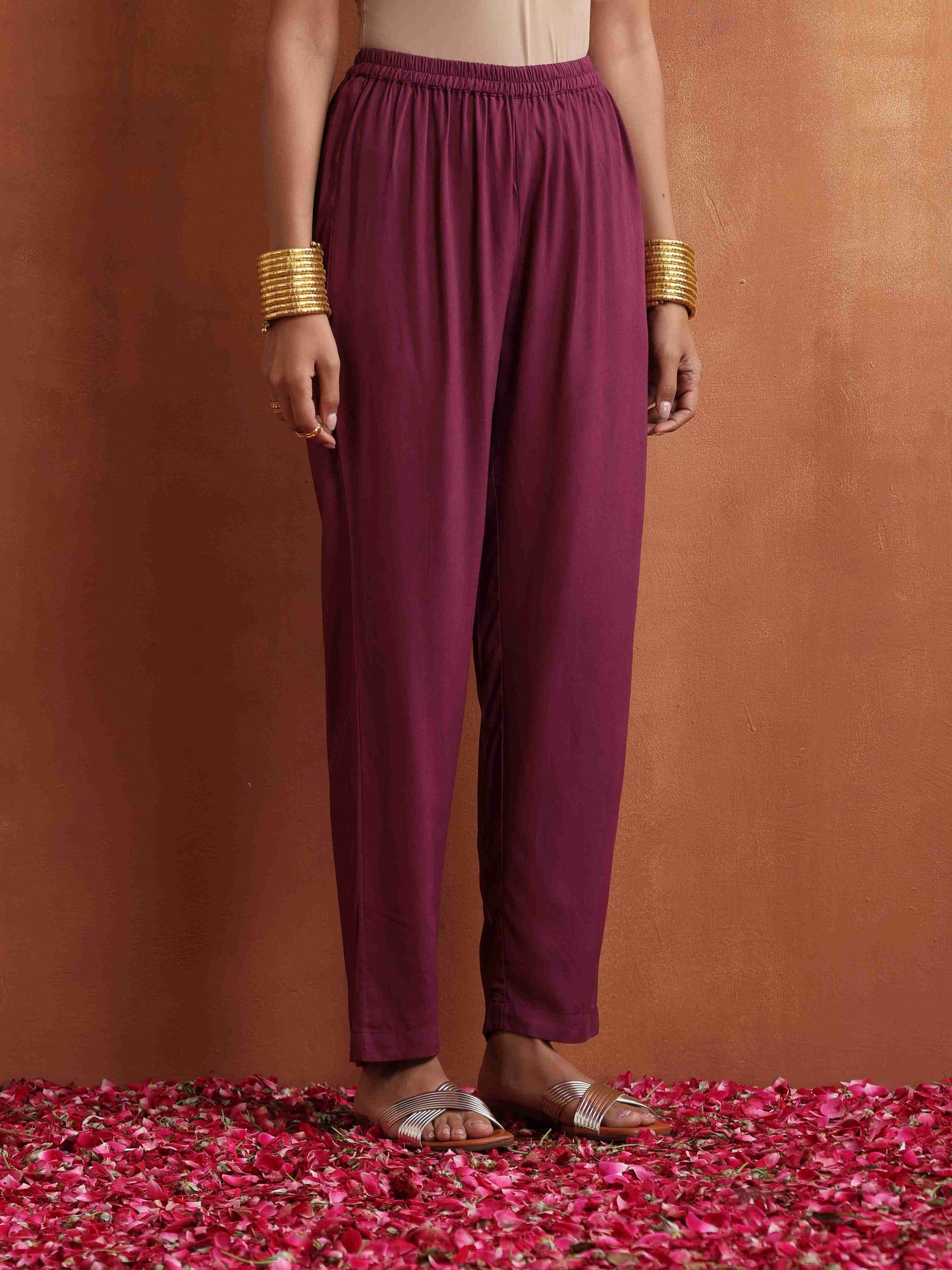 trueBrowns Beige Mandala Print Kurta Co-ord Set - Swadesiicart
