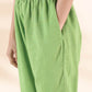 trueBrowns Green Cotton Dobby Shirt Co-ord Set - Swadesiicart