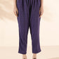 trueBrowns Purple Cotton Dobby Co-ord Set - Swadesiicart