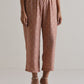 trueBrowns Beige Foil Puff Sleeve Kurta Set | Swadesiicart