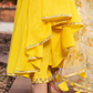 Pomcha Jaipur Yellow Berry Cotton Anarkali Set | Swadesiicart
