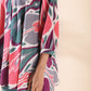 trueBrowns Green Cotton Ikat Flared Co-ord Set - Swadesiicart
