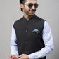 Even Apparels Men's Grey Nehru Jacket With Welt Pockets | Swadesiicart