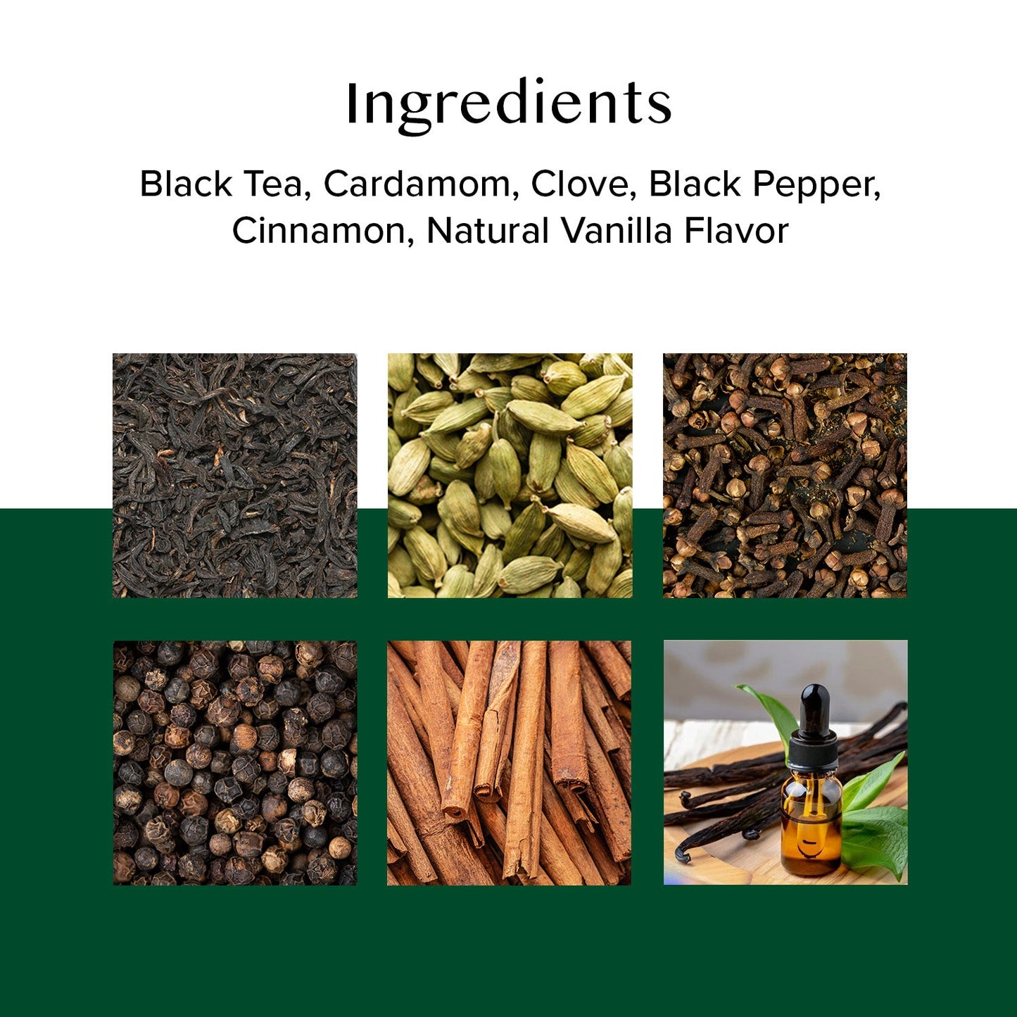 Vanilla Spiced Masala Chai Tea, 30 Count