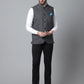 Even Apparels Men's Grey Pure Wool Nehru Jacket | Swadesiicart