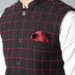 Even Apparels Men's Brown Nehru Jacket With Welt Pockets | Swadesiicart