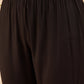 InWeave Women's Black Round Neck Square Gota Work Kurta Pant Set - Swadesiicart