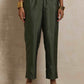 trueBrowns Green Tissue Kurta Set | Swadesiicart