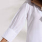 trueBrowns White Slub Kurta Set | Swadesiicart
