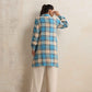 trueBrowns Beige Check Winter Top | Swadesiicart