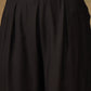 InWeave Women's Black Trangle Maroon Patch Work Assymentrical Kurta Set - Swadesiicart