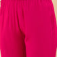 InWeave Women's Fuchsia Round Neck Square Gota Work Kurta Pant Set - Swadesiicart