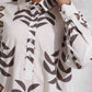 trueBrowns White Cotton Stripe Print Kurta Co-ord Set - Swadesiicart