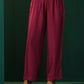 trueBrowns Maroon Silk Relaxed Co-ord Set - Swadesiicart