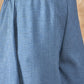 InWeave Mint Blue Side Asymmetric Kurta Set - Swadesiicart