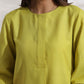 trueBrowns Lime Slub Co-ord Set - Swadesiicart