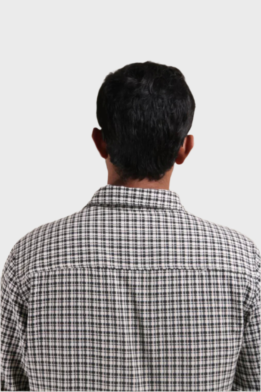 Xkind White Textured Checks Overshirt/ Shirt | Swadesiicart