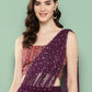 Ahalyaa Printed Ethnic Co-Ords with Draped Dupatta - Swadesiicart