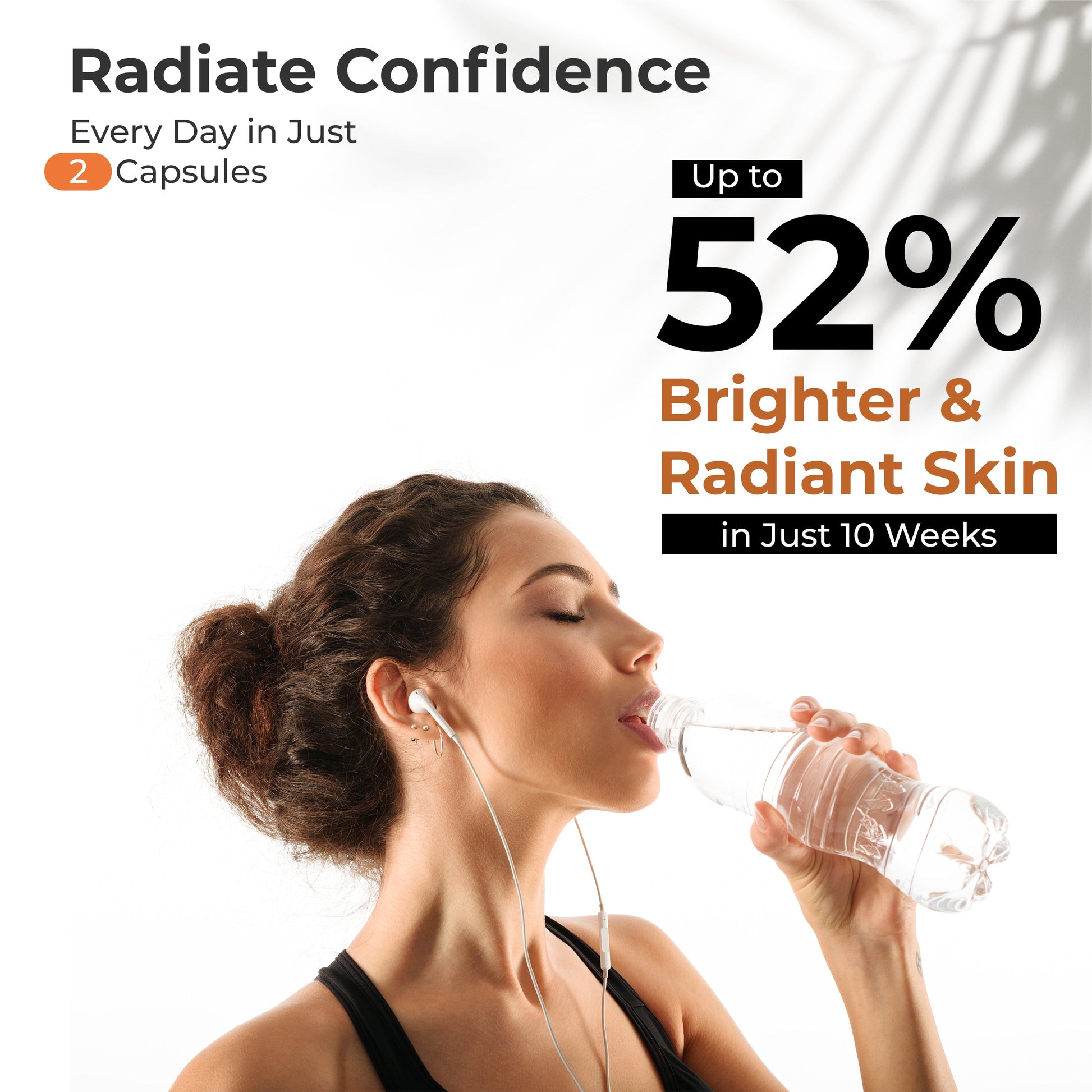 Health Veda Organics Plant Based Skin Radiance Collagen Builder Capsules - Swadesiicart