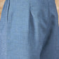 InWeave Mint Blue V Neck Aline Kurta Set - Swadesiicart