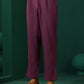 trueBrowns Men's Purple Dobby Co-ord Set - Swadesiicart