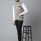 Even Apparels Men's Cream Nehru Jacket With Welt Pockets | Swadesiicart