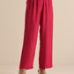 trueBrowns Pink Lehariya Printed Silk Kaftan Pant Set | Swadesiicart