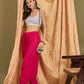 InWeave Fuchsia Solid Harem Pant - Swadesiicart