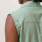trueBrowns Mint Green Cotton Linen Co-Ord Set - Swadesiicart
