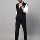 Even Apparels Men's Black Nehru Jacket With Welt Pockets | Swadesiicart