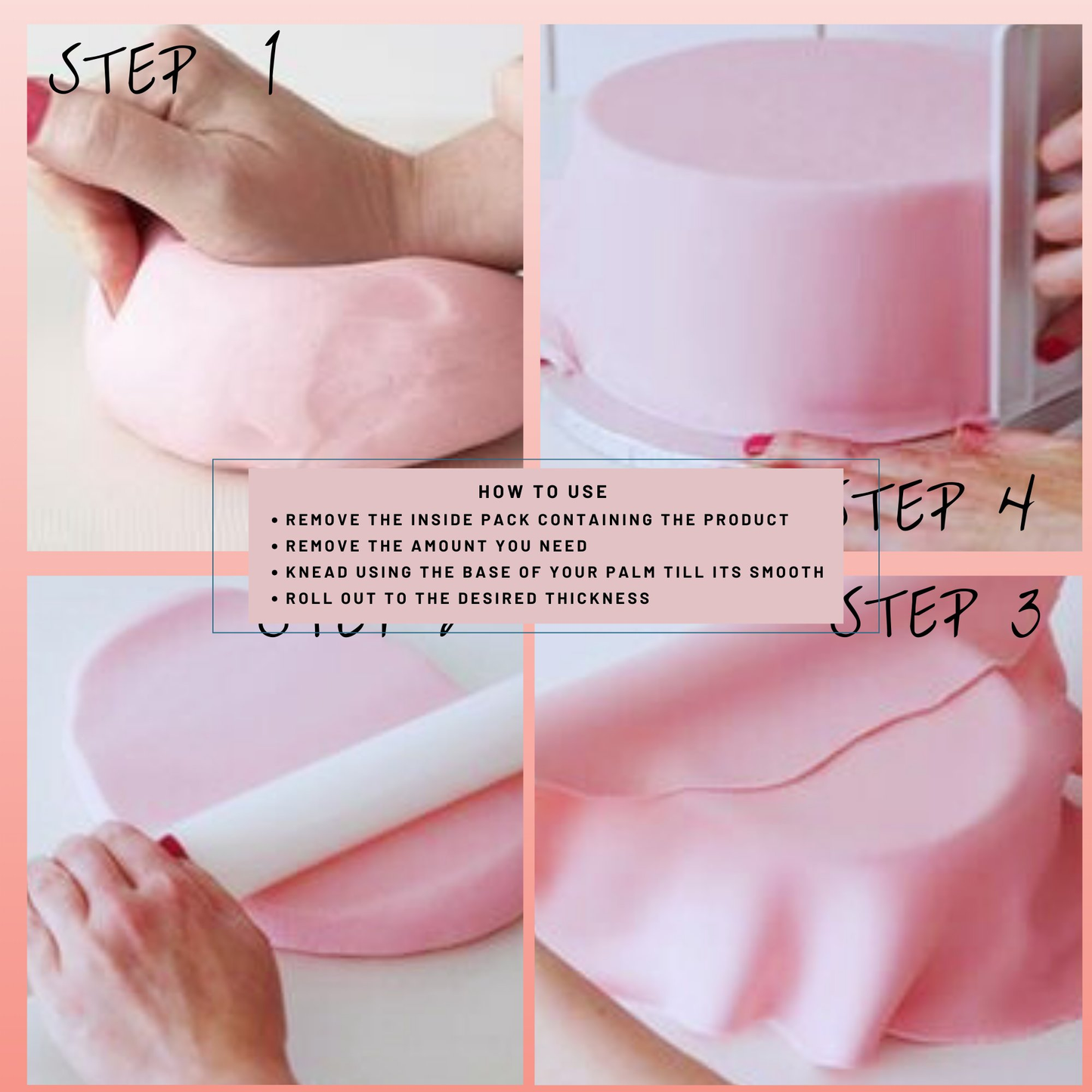 Confect Blush Pink Fondant | Edible Sugarpaste