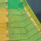 Shades of Green With Contrast Blouse Pure Mangalgiri Cotton By Gayathri Reddy Designer Studio | Swadesiicart