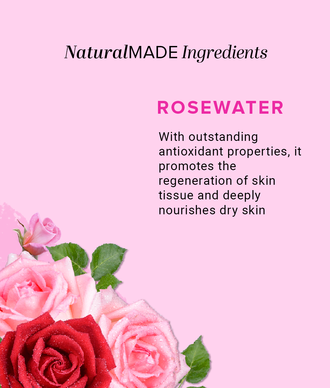 Khadi Natural Herbal Rose Water Soap - 125gm