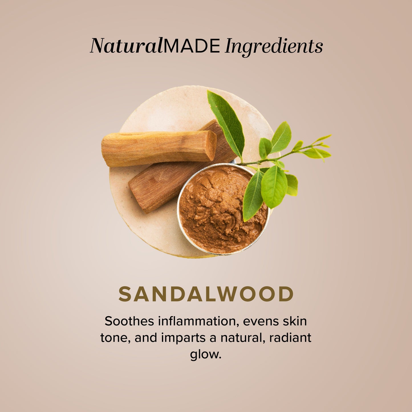 Khadi Natural Sandalwood Face Pack - 100gm