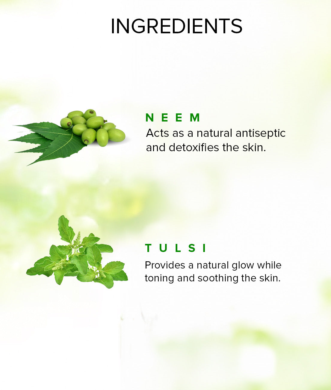 Khadi Natural Neem - Tulsi Soap - 125gm