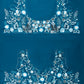 House of Panchhi Teal Net Sequins, Mirror And Thread Embroidery Lehenga Choli & Dupatta | Swadesiicart
