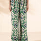 trueBrowns Green Cotton Ikat Sleeveless Co-ord Set - Swadesiicart