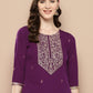 Ahalyaa Women Floral Yoke Design Regular Kurta with Palazzos | Swadesiicart