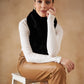 InWeave Women's Black Faux Fur Neck Warmer - Swadesiicart
