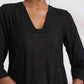 trueBrowns Black Cotton Schiffli Kurta Set | Swadesiicart