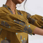 trueBrowns Green Cotton Print Straight Kurta Set | Swadesiicart