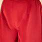 InWeave Women's Barn Red Mughal Shaan Style Velvet Short Kurta Set - Swadesiicart