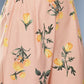 Ahalyaa Women Nude-Coloured Floral Printed Gotta Patti Kurta with Trousers & With Dupatta | Swadesiicart