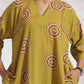 trueBrowns Green Cotton Print Kimono Sleeves Kurta Co-ord Set - Swadesiicart