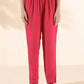 trueBrowns Carrot Viscose Dobby Flared Co-ord Set - Swadesiicart