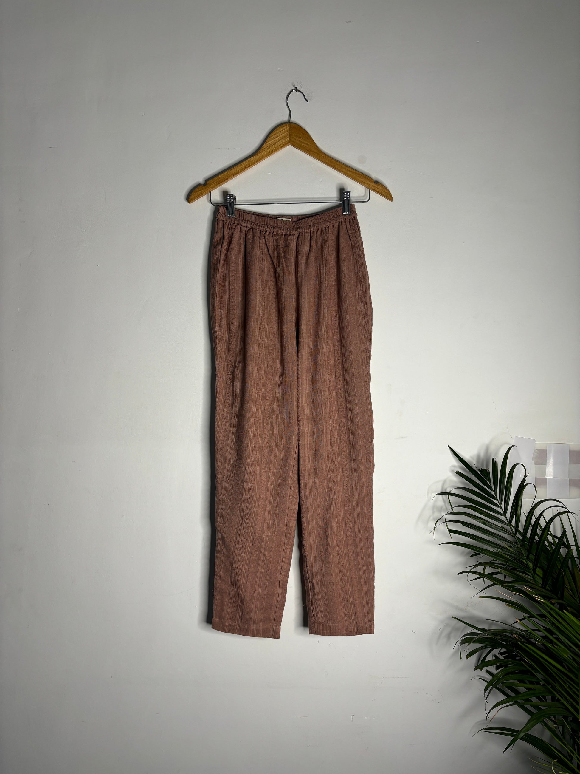 trueBrowns Blush Pink Gauza Co-ord Set - Swadesiicart