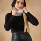 InWeave Women's Pure White Fur Neckpiece - Swadesiicart